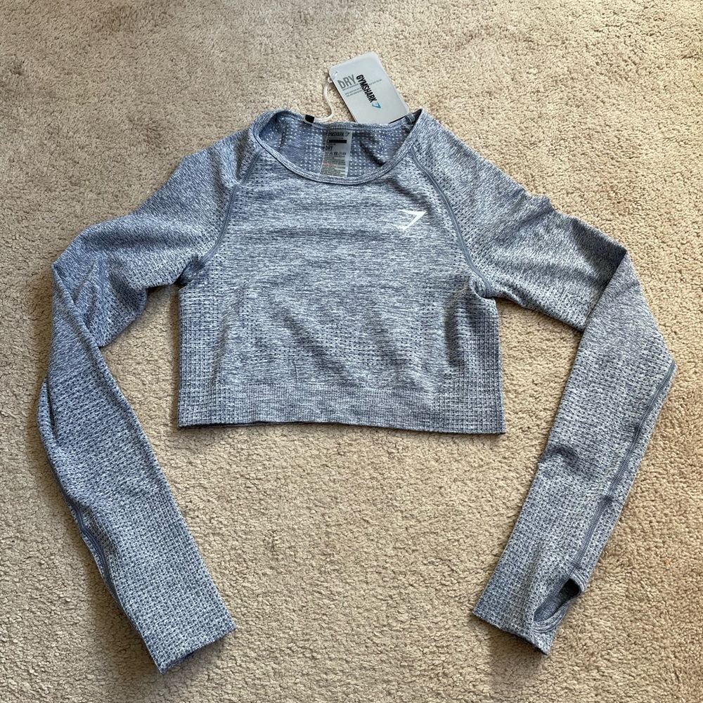 NWT Gymshark Original Vital Seamless Crop Top